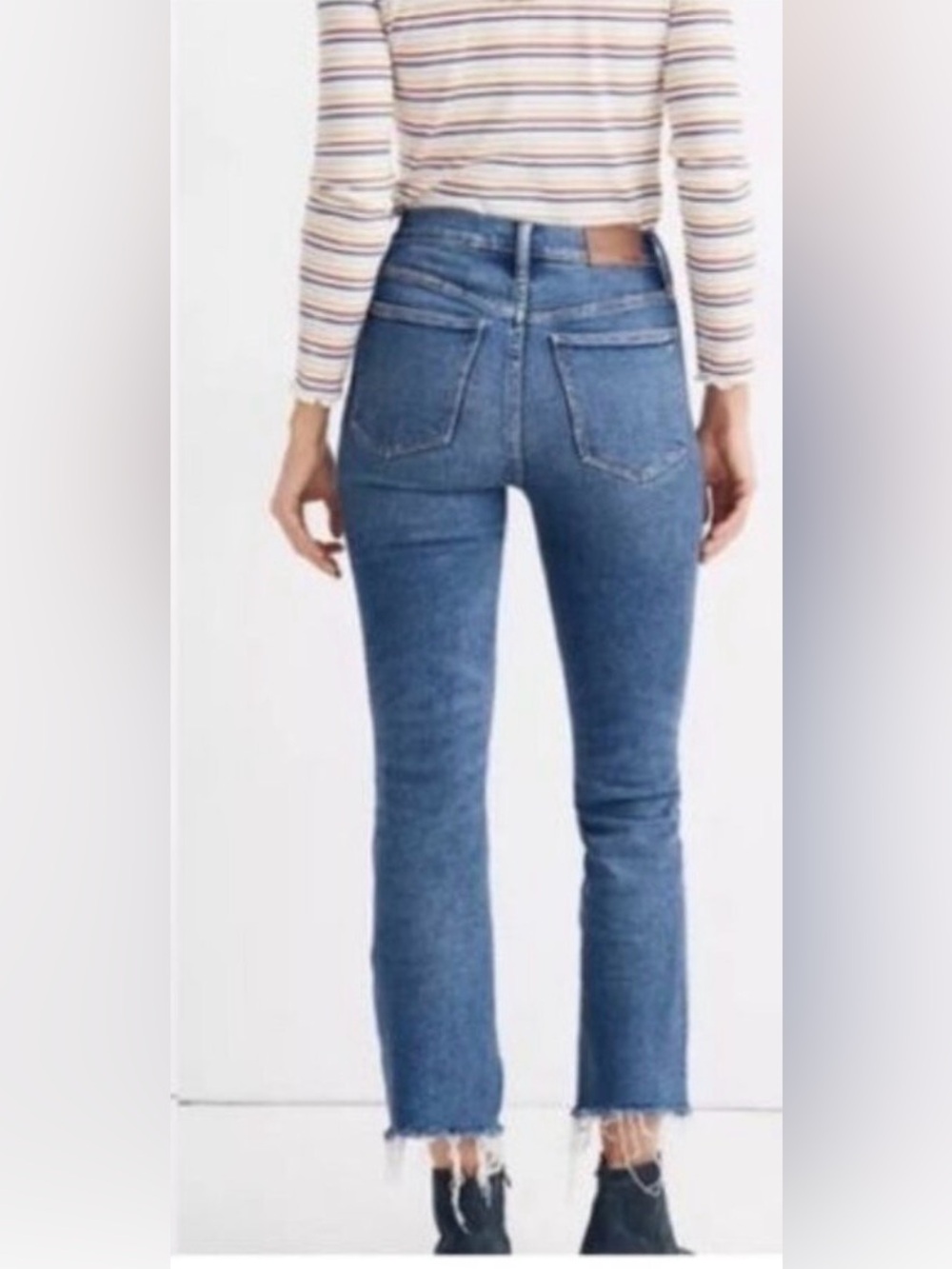 Madewell Cali Demi Boot Jeans Size 26 Inseam 26" - Picture 2 of 9